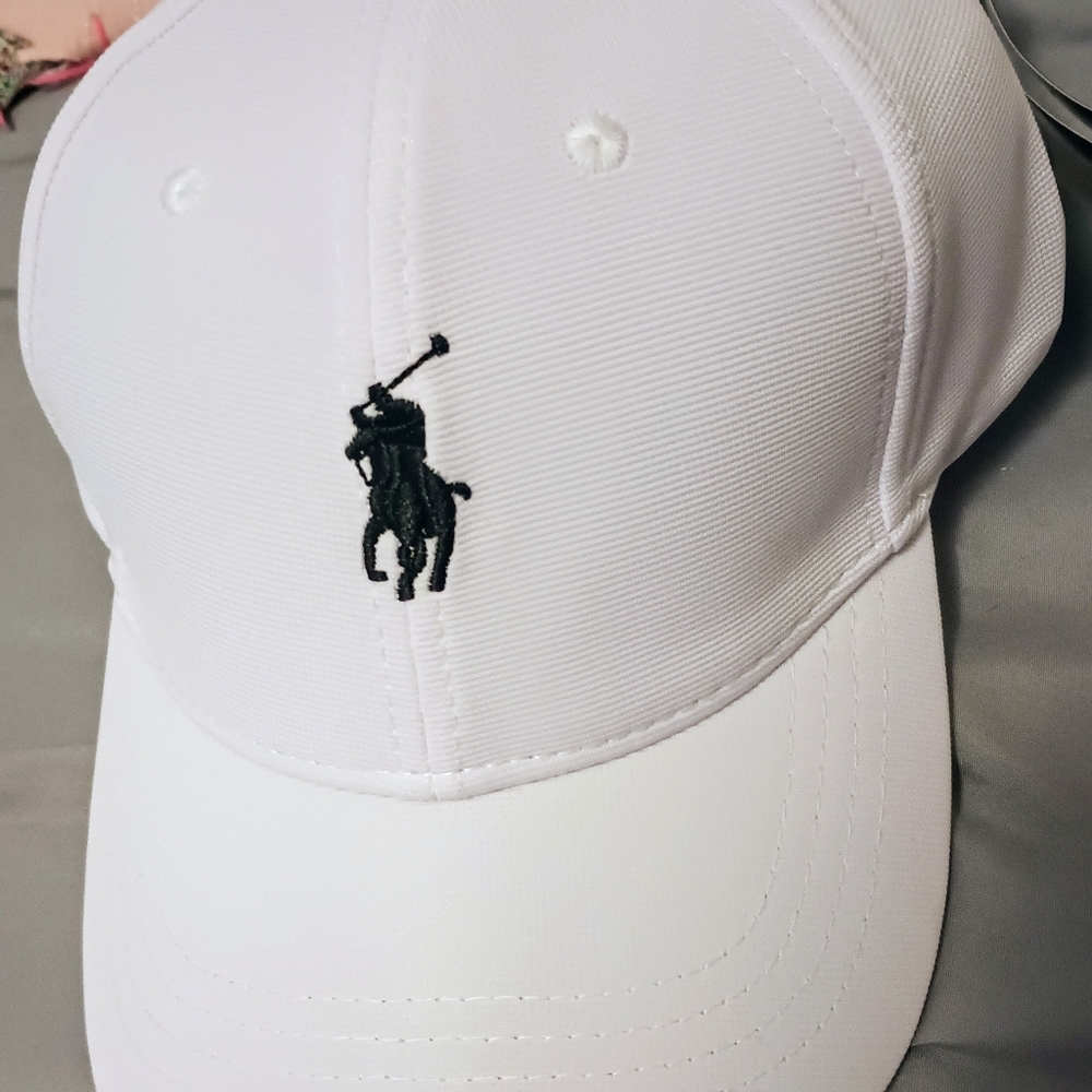 Men's/Women's White Polo RL Cap